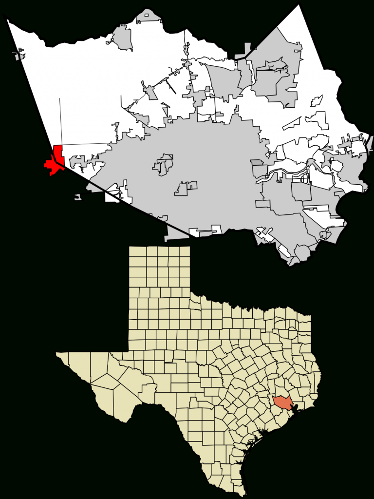 Katy, Texas - Wikipedia - Harris County Texas Map