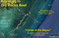 Kayaking To Dry Rocks Reef – A Pilgrimage To Find The “Christ Of The - Florida Keys Snorkeling Map