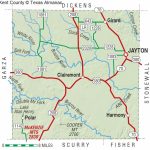 Kent County | The Handbook Of Texas Online| Texas State Historical   Luckenbach Texas Map
