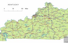 Kentucky State Route Network Map. Kentucky Highways Map. Cities Of ...