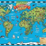 Kids 1 Children S Map Of The World 7   World Wide Maps   Children&#039;s Map Of The World Printable