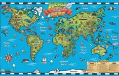 Kids 1 Children S Map Of The World 7 - World Wide Maps - Children&amp;#039;s Map Of The World Printable