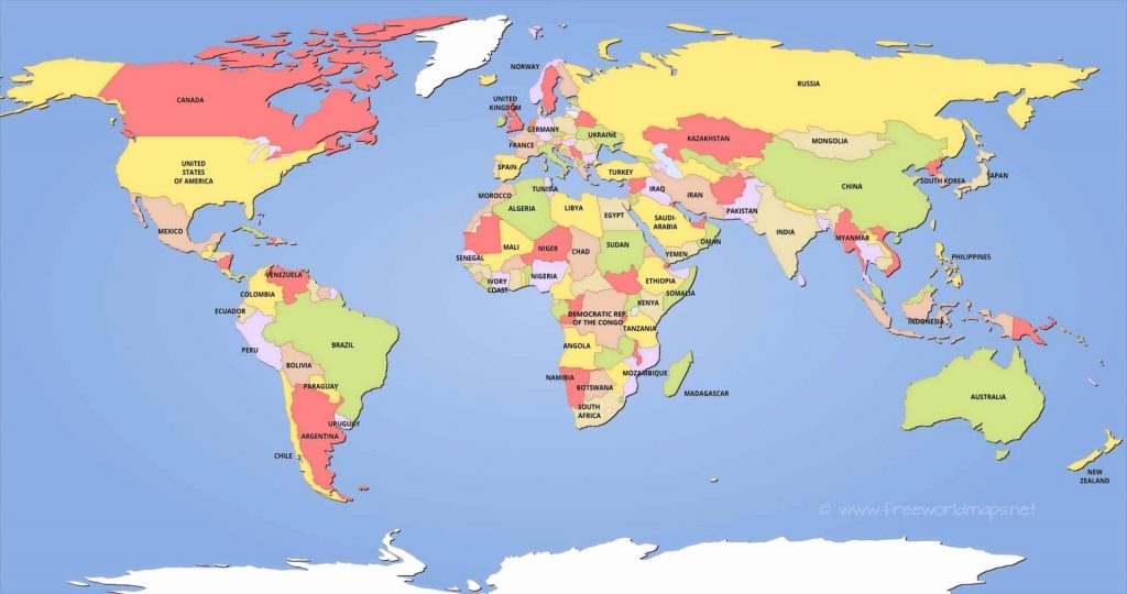 labeled world map printable sitedesignco printable labeled world