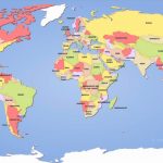 Labeled World Map Printable | Sitedesignco   Printable Labeled World Map