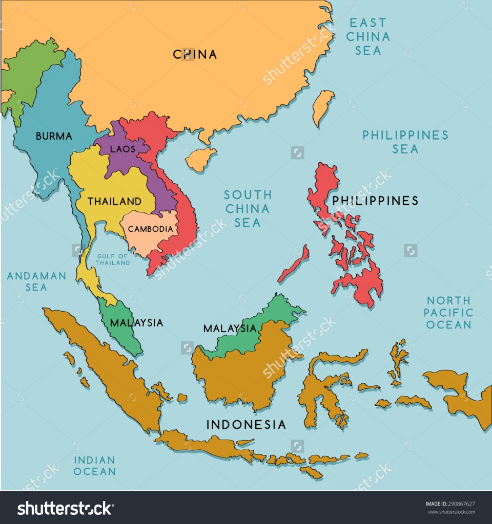 Labelled Map Of Asia And Travel Information | Download Free Labelled - Free Printable Map Of Asia