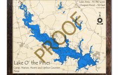 lake o the pines tx 3d wooden map framed topographic wood chart lake of the pines texas map Lake 'o The Pines, Tx 3D Wooden Map | Framed Topographic Wood Chart - Lake Of The Pines Texas Map
