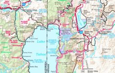 Lake Tahoe Road Map - Map Of Lake Tahoe Area California