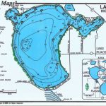 Lakes Placid / June Bass Map (2 Sided Map)   Mark Evans Maps   Florida Fishing Lakes Map