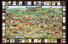 Laminated Texas Wine Map | Texas Wineries Map |Texas Hill Country - Hill Country Texas Wineries Map