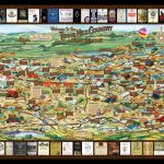 Laminated Texas Wine Map | Texas Wineries Map |Texas Hill Country   Texas Wine Trail Map