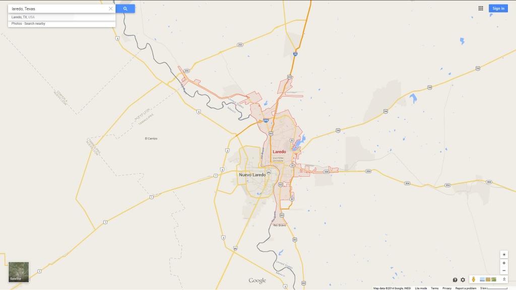 Laredo, Texas Map - Google Maps Tyler Texas