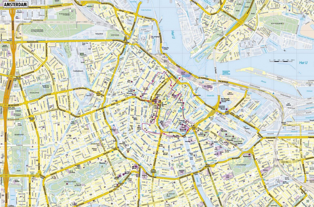 Printable Tourist Map Of Amsterdam - Printable Maps