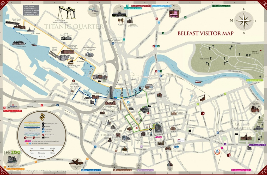 Large Belfast Maps For Free Download And Print | High-Resolution And - Belfast City Centre Map Printable