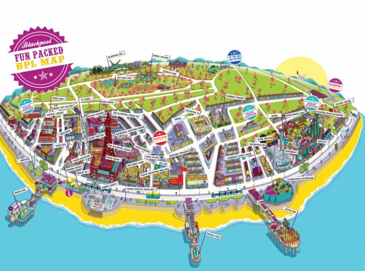 Blackpool Tourist Map Printable