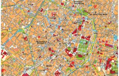 Large Brussels Maps For Free Download And Print | High-Resolution - Tourist Map Of Brussels Printable