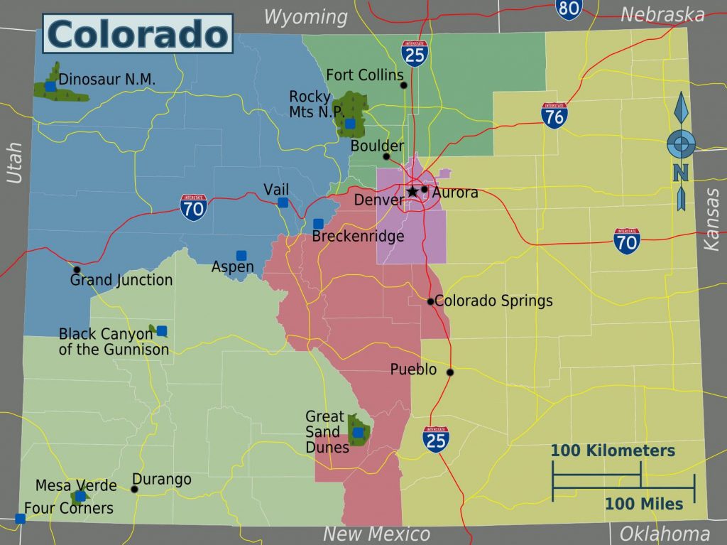 Large Colorado Maps For Free Download And Print HighResolution