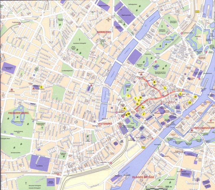 Printable Map Of Copenhagen