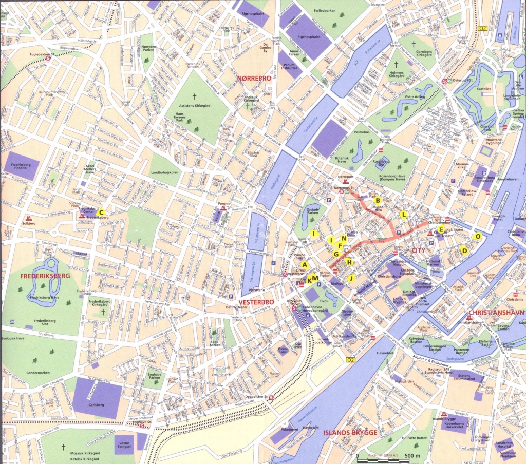 Large Copenhagen Maps For Free Download And Print | High-Resolution - Printable Map Of Copenhagen