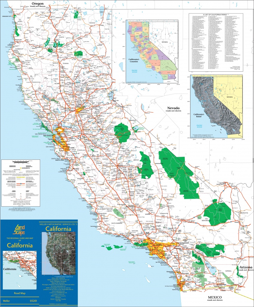 Large Detailed Map Of California With Cities And Towns - California Map And Cities