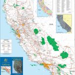 Large Detailed Map Of California With Cities And Towns   Map Of La California