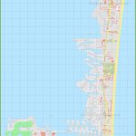 Large Detailed Map Of Cocoa Beach   Cocoa Beach Florida Map