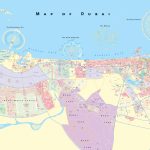 Large Detailed Map Of Dubai   Printable Map Of Dubai