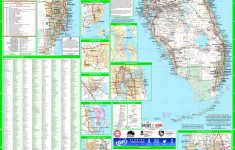 Large Detailed Map Of Florida With Cities And Towns - Map Of South Florida Towns