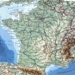Large Detailed Map Of France With Cities   Printable Road Map Of France