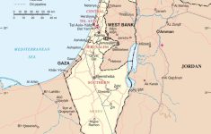 Large Detailed Map Of Israel - Printable Map Of Israel