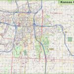 Large Detailed Map Of Kansas City   Printable Map Of Kansas