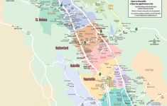 Large Detailed Map Of Napa Valley - Printable Napa Winery Map