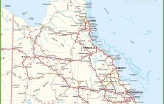 Large Detailed Map Of Queensland With Cities And Towns - Queensland Road Maps Printable ...