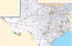 Large Detailed Map Of Texas With Cities And Towns - Printable Map Of Texas