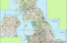 Large Detailed Map Of Uk With Cities And Towns - Printable Map Of England With Towns And Cities