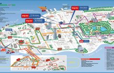 Large Detailed Printable Tourist Attractions Map Of Manhattan, New - New York City Maps Manhattan Printable