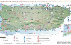Large Detailed Road And Tourist Map Of Puerto Rico. Puerto Rico - Printable Map Of Puerto Rico For Kids