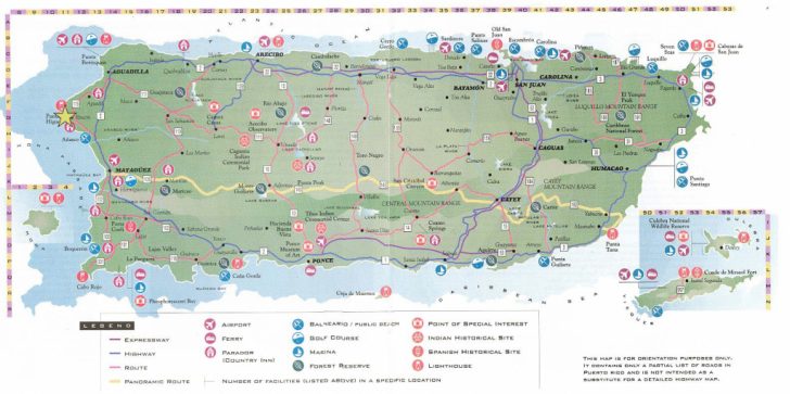 Printable Map Of Puerto Rico For Kids