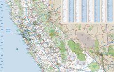 Large Detailed Road Map Of California State. California State Large - Road Map Of California Usa