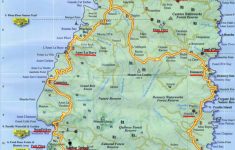 Large Detailed Road Map Of Saint Lucia. Saint Lucia Large Detailed - Printable Road Map Of St Maarten