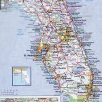 Large Detailed Roads And Highways Map Of Florida State With All   Road Map Of North Florida