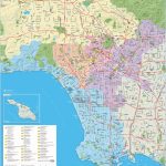 Large Detailed Tourist Map Of Los Angeles   Los Angeles Tourist Map Printable