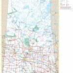 Large Detailed Tourist Map Of Saskatchewan With Cities And Towns   Printable Map Of Saskatchewan