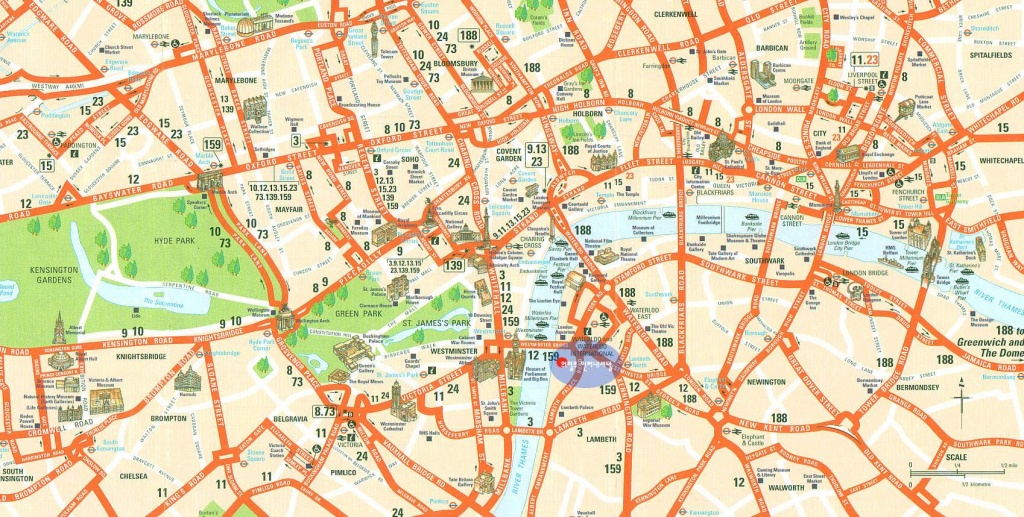 Large London Maps For Free Download And Print | High-Resolution And - Central London Map Printable