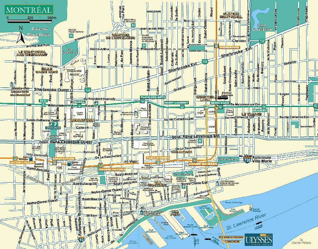 Large Montreal Maps For Free Download And Print | High-Resolution - Printable Map Of Montreal