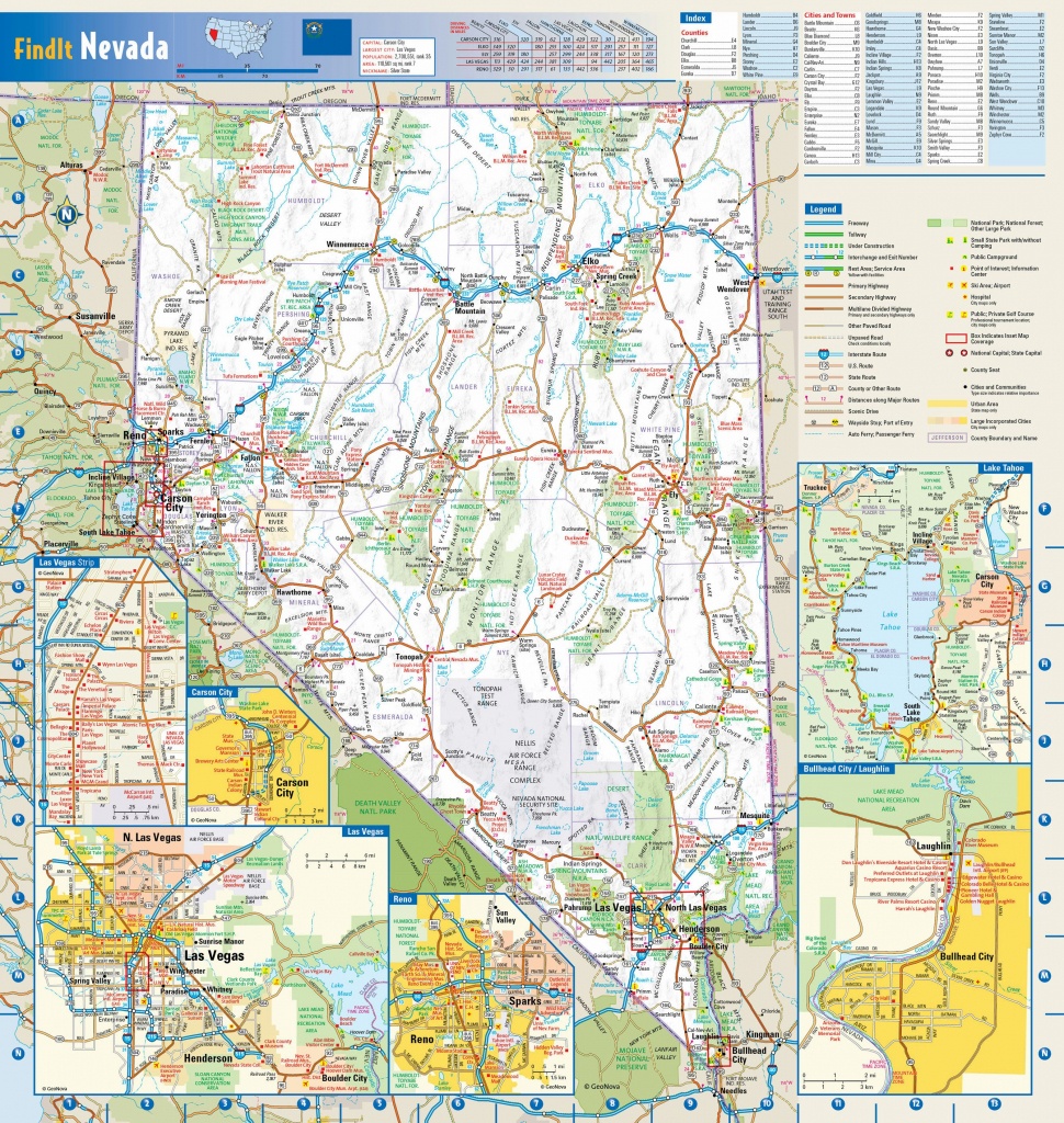Large Nevada Maps For Free Download And Print | High-Resolution And - Printable Map Of Nevada