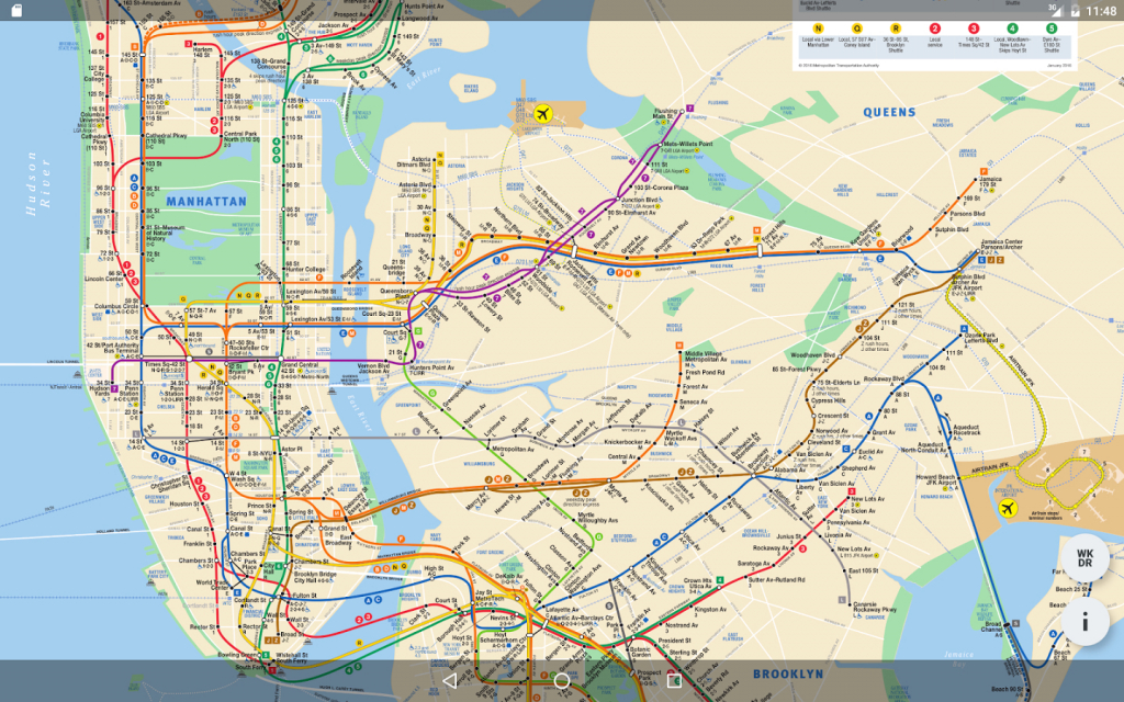 Large Nyc Subway Maps | World Map Photos And Images - Printable New - Nyc Subway Map Manhattan Only Printable
