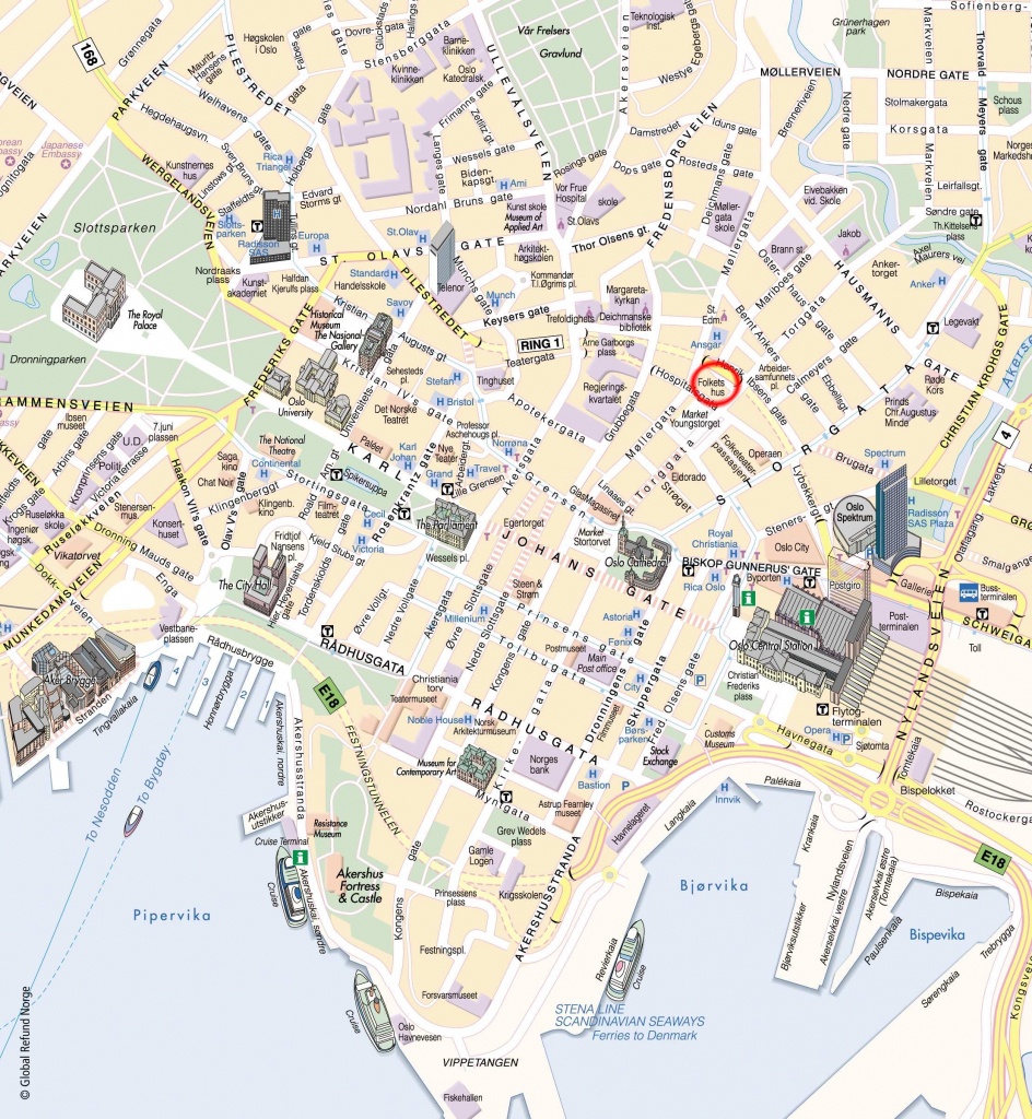 Large Oslo Maps For Free Download And Print | High-Resolution And - Oslo Tourist Map Printable