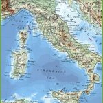 Large Physical Map Of Italy   Large Map Of Italy Printable