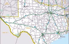 Large Roads And Highways Map Of The State Of Texas | Vidiani - Road Map Of Texas Highways