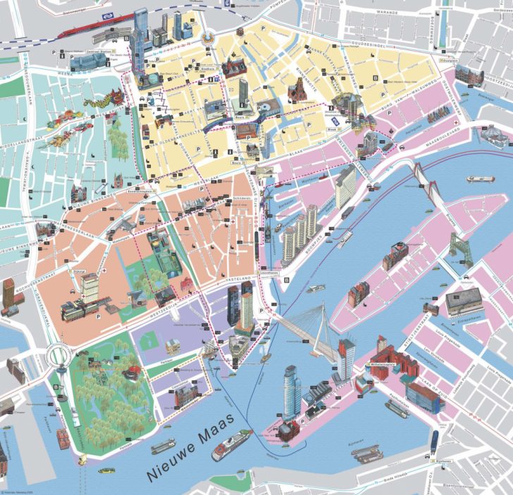 Large Rotterdam Maps For Free Download And Print High Resolution   Large Rotterdam Maps For Free Download And Print High Resolution Free Printable Aerial Maps 728x703 